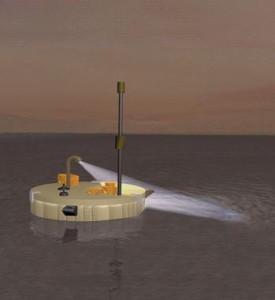 Artist's concept for the TiME lander. Credit: NASA/ESA