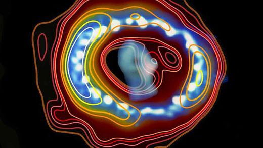 SN 1987A contour lines