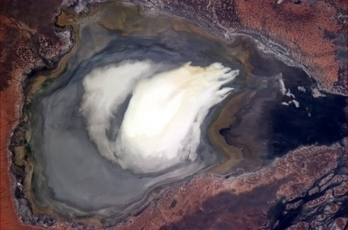 Dry Lake in the Outback