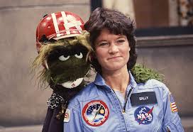 Sally Ride and Muppet