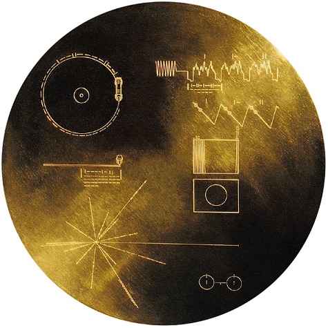 Voyager's Golden Record, which includes sounds recorded from Australian aboriginals. Credit: NASA