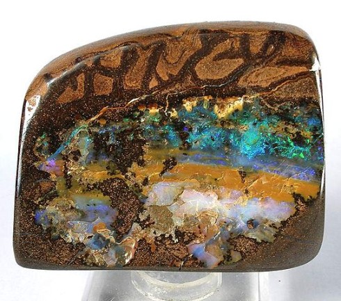 A sample of precious opal. Credit: Wikimedia Commons
