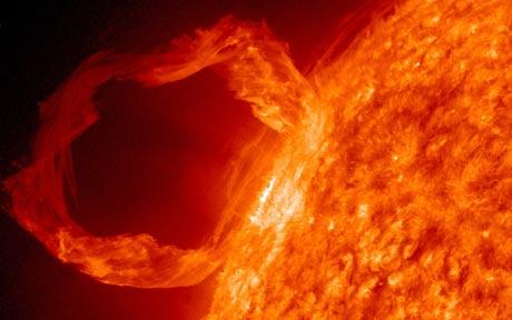 The MWA is expected to give early warning of solar flares, among other astronomical work. Credit: NASA