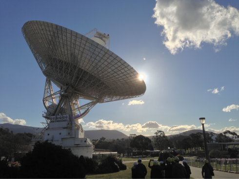 Guided walking tour of DSS-43