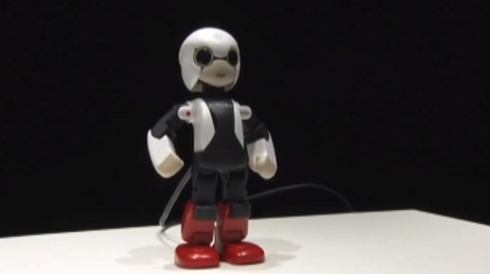 The Kirobo robot that will be on board the International Space Station. Credit: ToyotaEurope (YouTube screen shot)