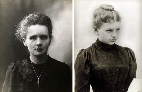 Marie Curie (left) and Clara Immerwahr (right). Two extremely talented women with vastly different stories.