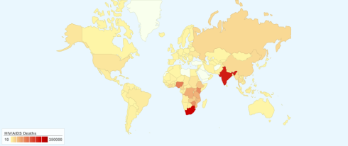 People Living with HIV/AIDS by Country